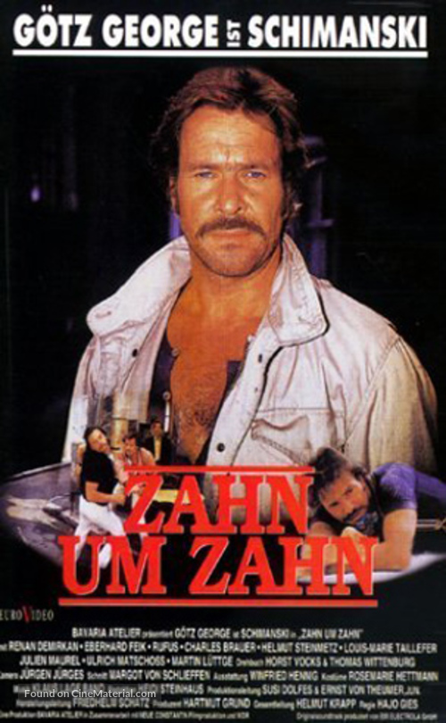 Zahn um Zahn - German VHS movie cover