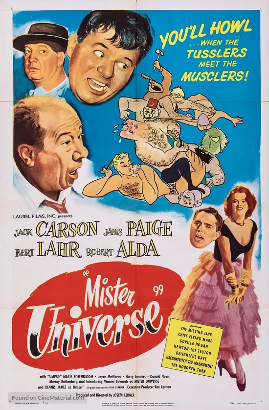 Mister Universe - Movie Poster Mister Universe - Movie Poster