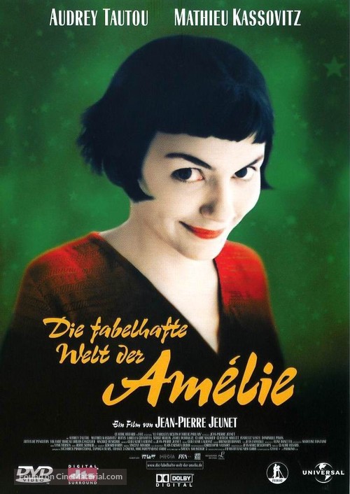 Le fabuleux destin d&#039;Am&eacute;lie Poulain - German DVD movie cover