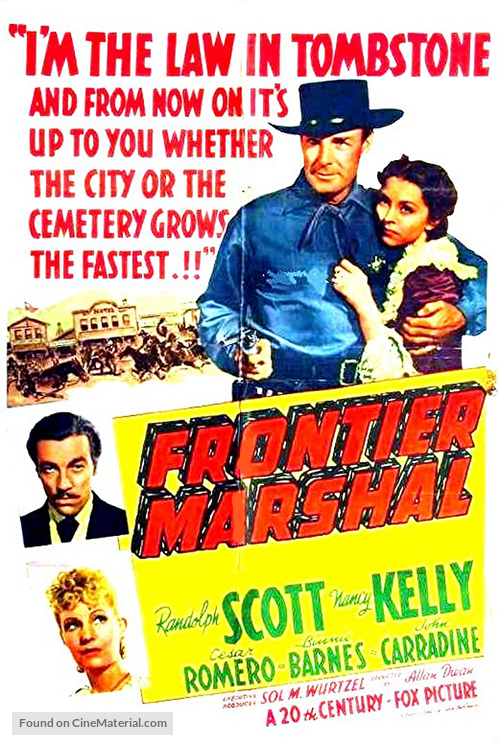 Frontier Marshal - Movie Poster