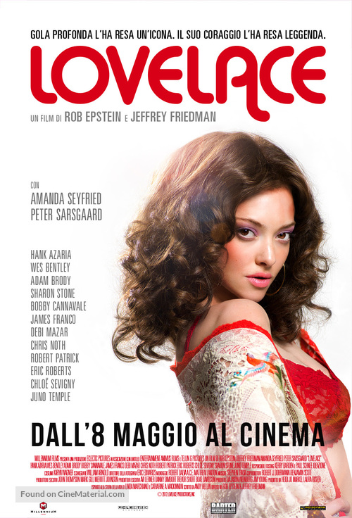Lovelace - Italian Movie Poster