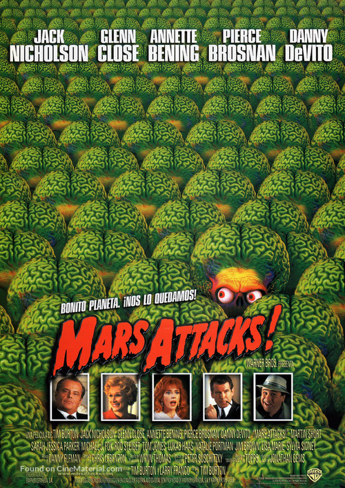 Mars Attacks! - Spanish Movie Poster