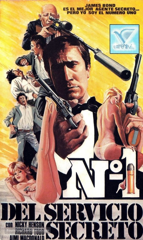 No. 1 of the Secret Service - Spanish VHS movie cover