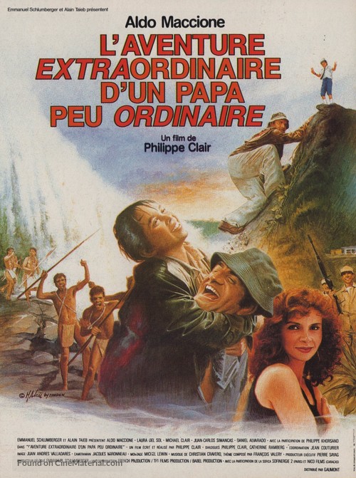 L&#039;aventure extraordinaire d&#039;un papa peu ordinaire - French Movie Poster