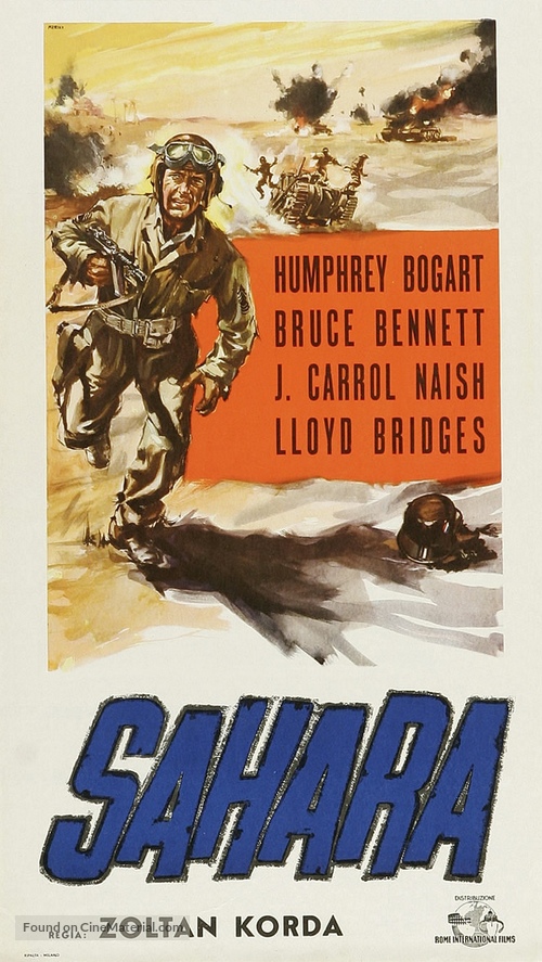 Sahara - Italian Movie Poster