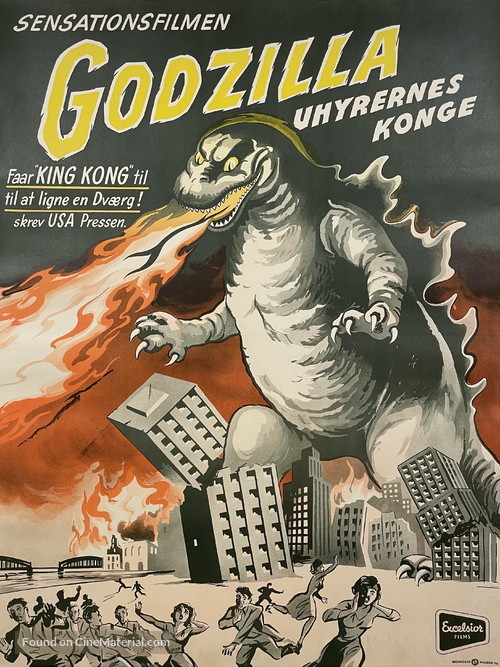 Gojira - Danish Movie Poster