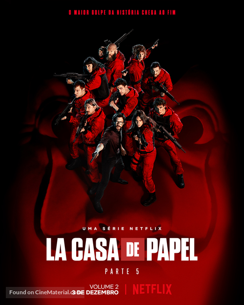 &quot;La casa de papel&quot; - Portuguese Movie Poster