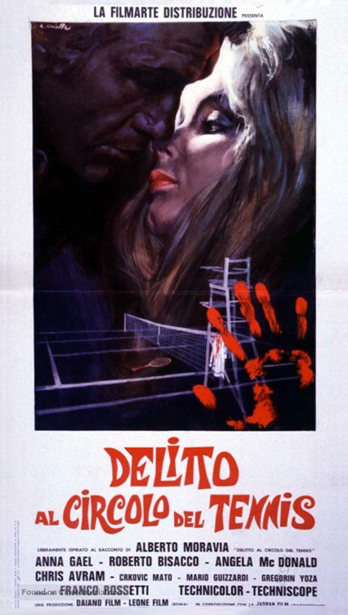 Delitto al circolo del tennis - Italian Movie Poster