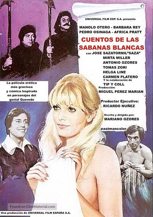 Cuentos de las s&aacute;banas blancas - Spanish Movie Poster