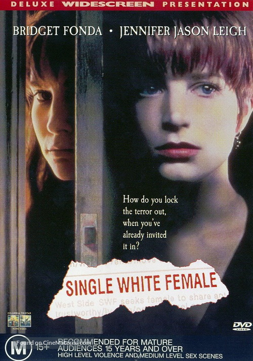 Single White Female - Australian Movie Cover