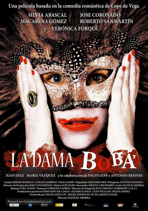 Dama boba, La - Spanish poster