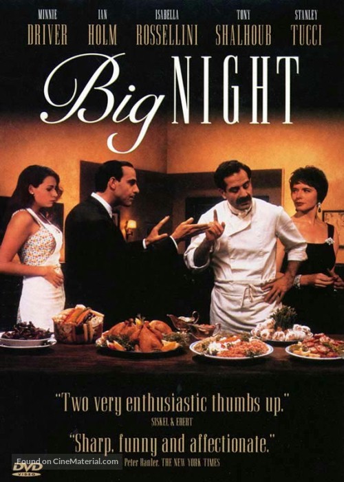 Big Night - DVD movie cover