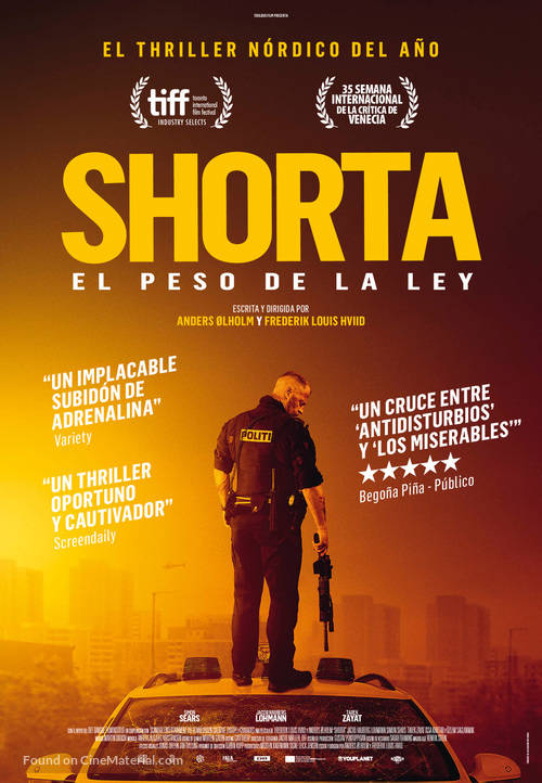 Shorta - Spanish Movie Poster