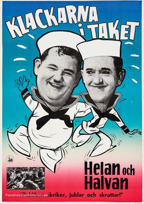 Laurel and Hardy&#039;s Laughing 20&#039;s - Swedish Movie Poster