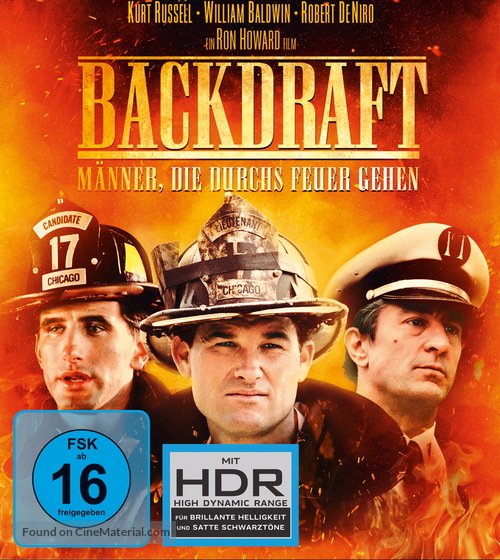 Backdraft - German Movie Cover