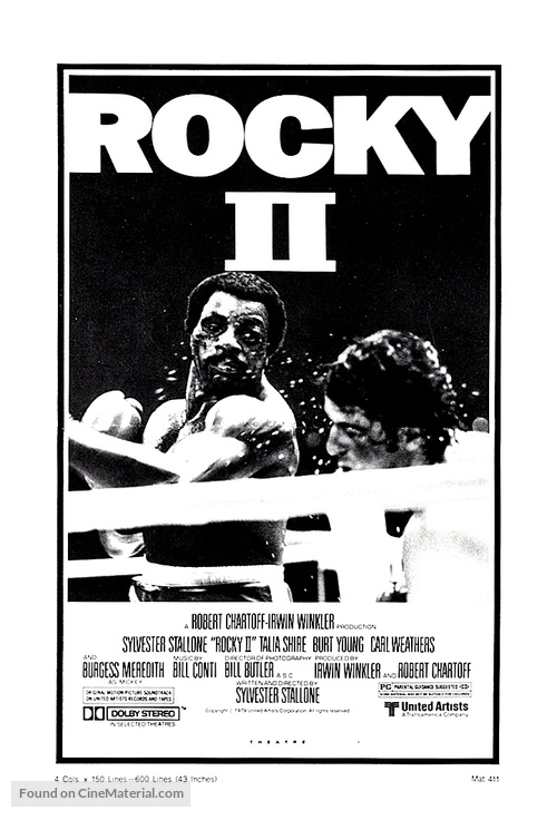 Rocky II - poster