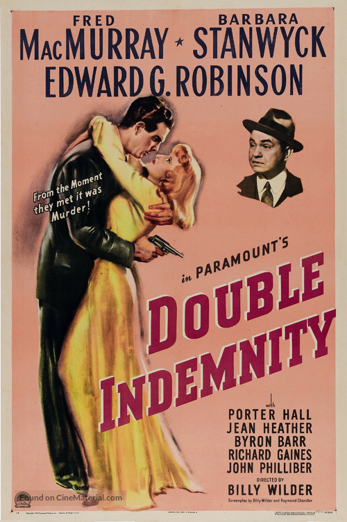 Double Indemnity - Theatrical movie poster