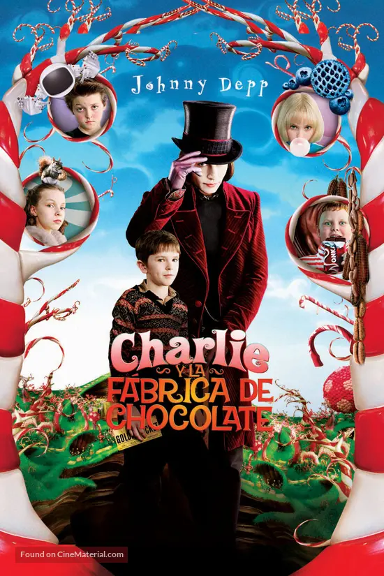 Charlie and the Chocolate Factory - Argentinian DVD movie cover