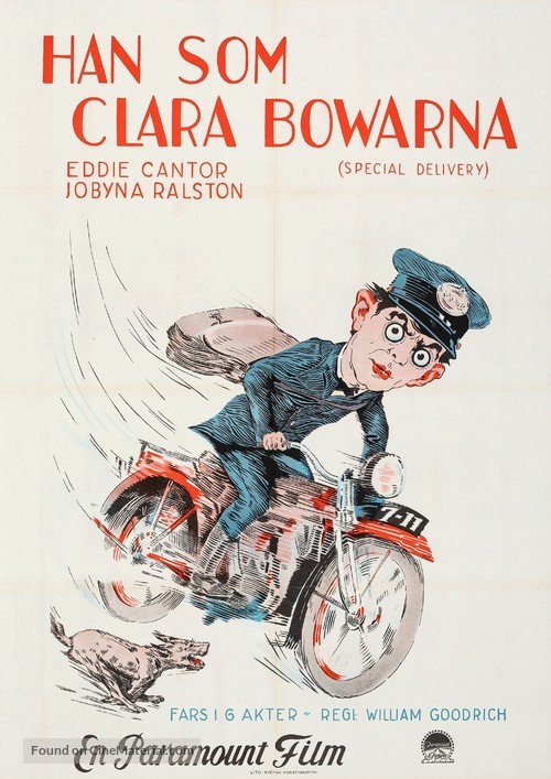 Special Delivery - Swedish Movie Poster