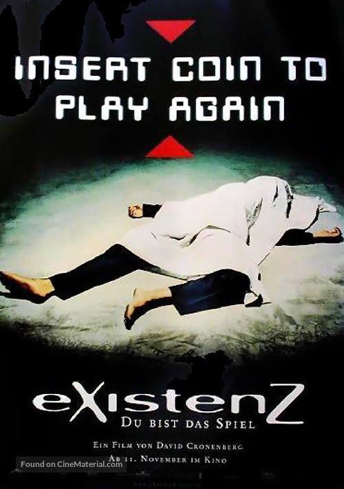 eXistenZ - German Teaser movie poster