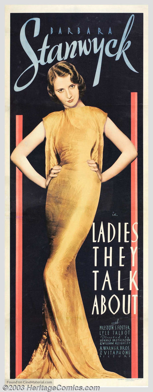 Ladies They Talk About - Theatrical movie poster