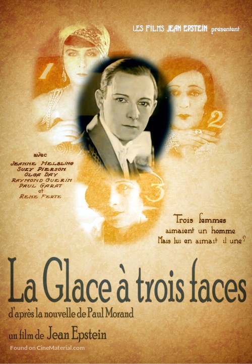 La glace &agrave; trois faces - French Movie Poster