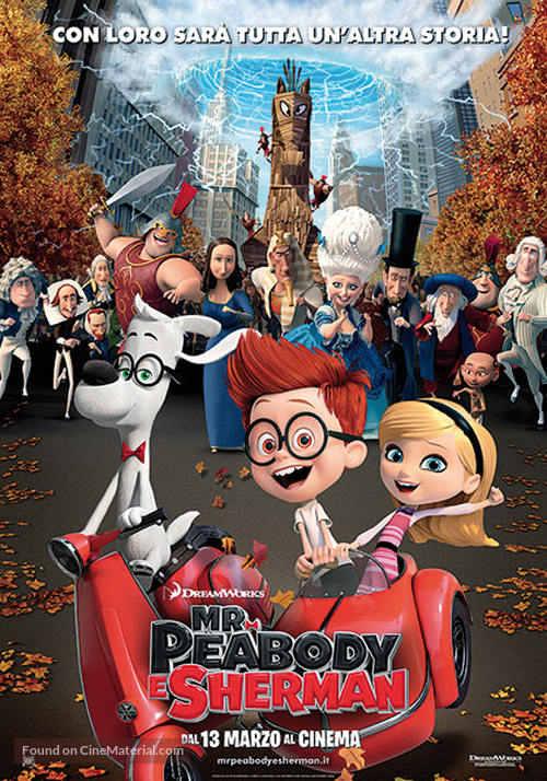 Mr. Peabody &amp; Sherman - Italian Movie Poster