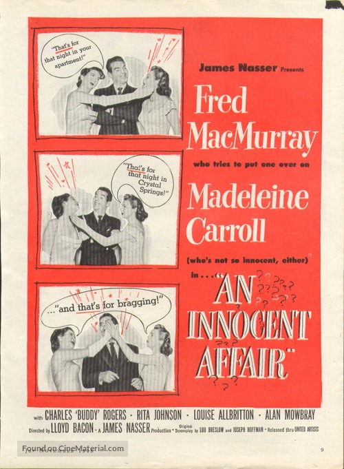 An Innocent Affair - poster