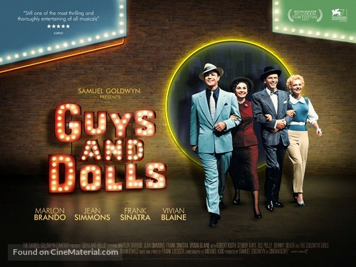 Guys and Dolls - British Movie Poster