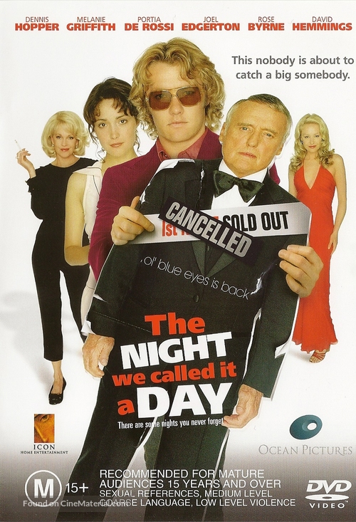 The Night We Called It a Day - Australian DVD movie cover