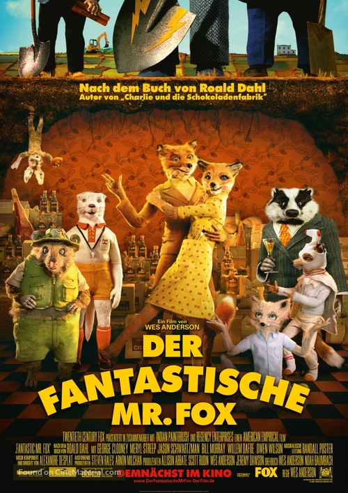 Fantastic Mr. Fox - German Movie Poster
