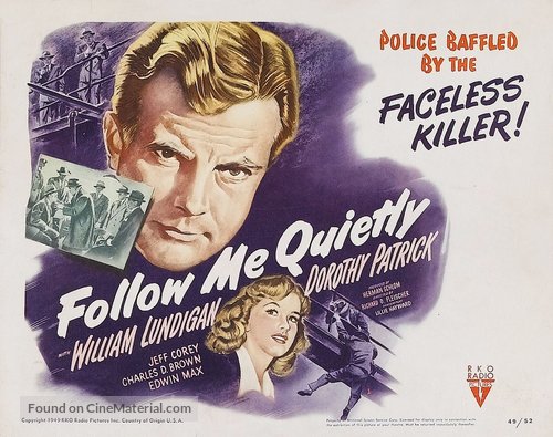 Follow Me Quietly - Movie Poster