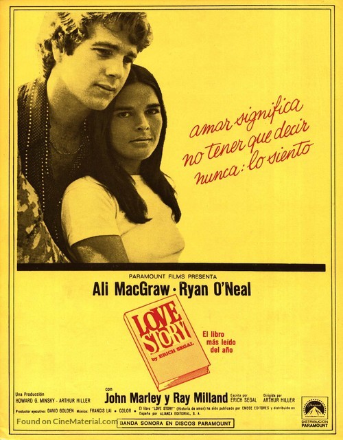 Love Story - Spanish Movie Poster