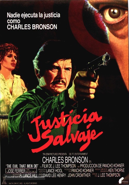 The Evil That Men Do - Spanish Movie Poster