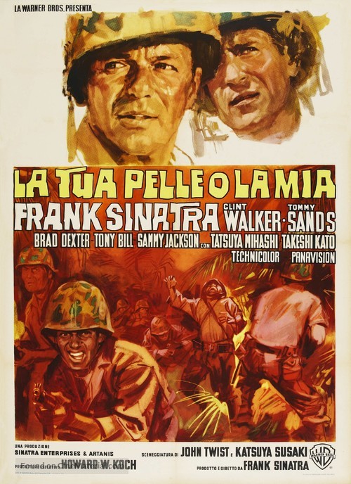 None But the Brave - Italian Movie Poster