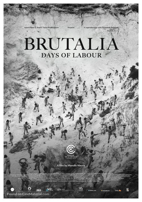 Brutalia, Days of Labour - Belgian Movie Poster