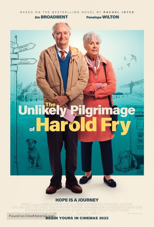 The Unlikely Pilgrimage of Harold Fry - British Movie Poster