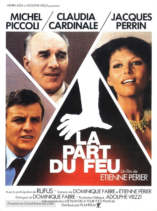 La part du feu - French Movie Poster