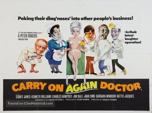 Carry On Again Doctor - British Movie Poster