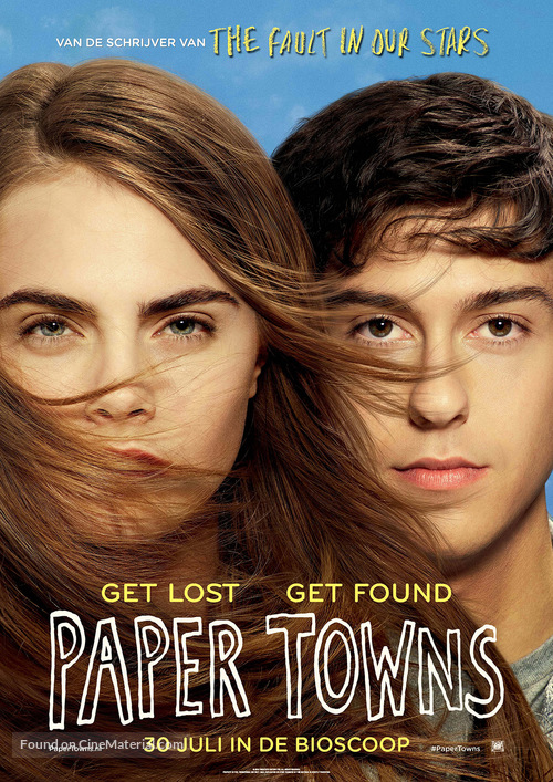 Paper Towns - Dutch Movie Poster