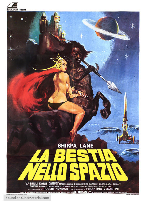 La bestia nello spazio - Italian Movie Poster