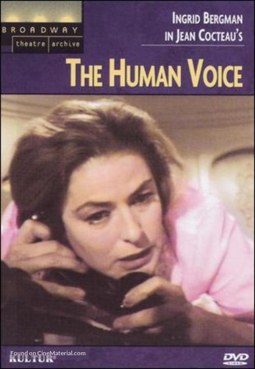 The Human Voice - DVD movie cover