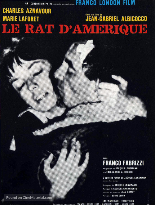 Le rat d&#039;Am&eacute;rique - French Movie Poster