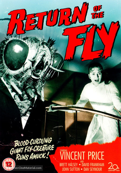 Return of the Fly - British DVD movie cover