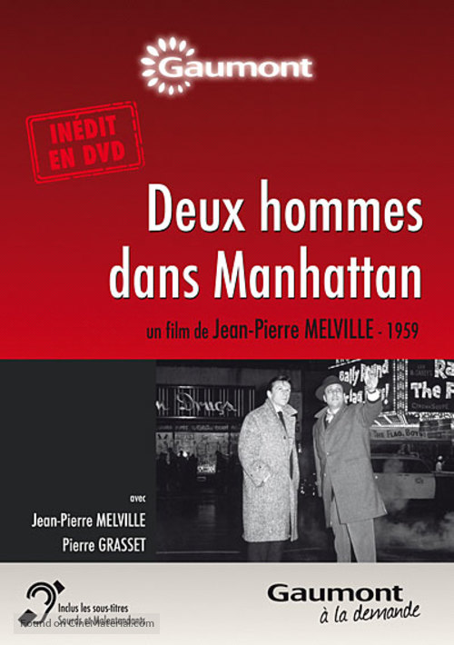 Deux hommes dans Manhattan - French DVD movie cover