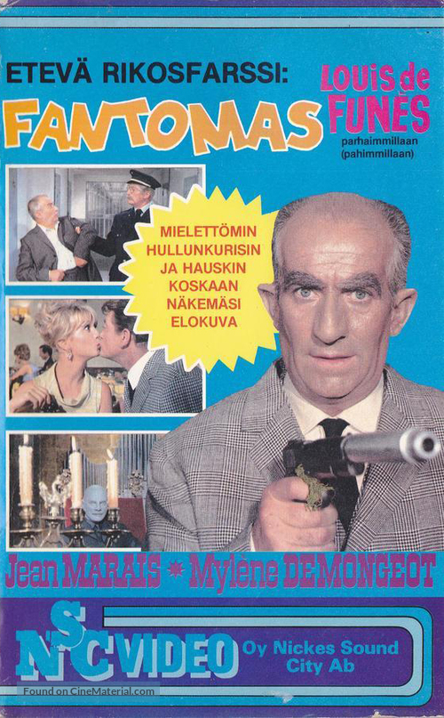 Fant&ocirc;mas - Finnish VHS movie cover