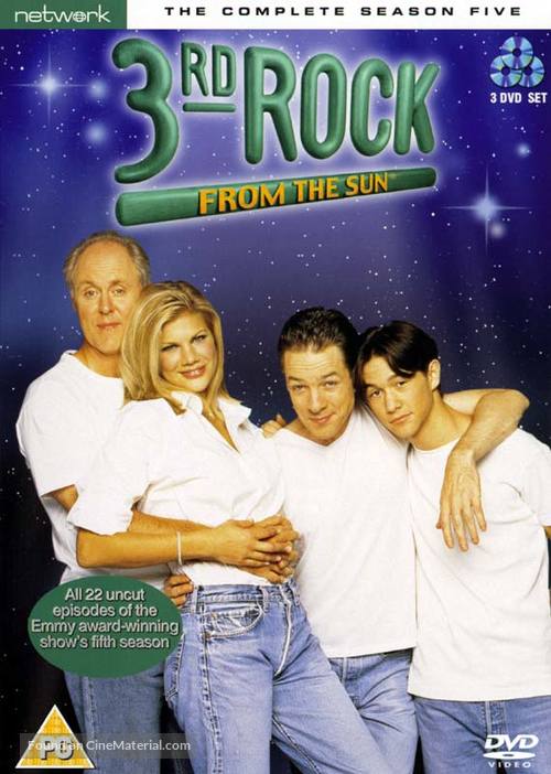 &quot;3rd Rock from the Sun&quot; - British DVD movie cover