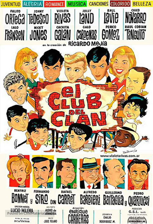 El club del clan - Argentinian Movie Poster