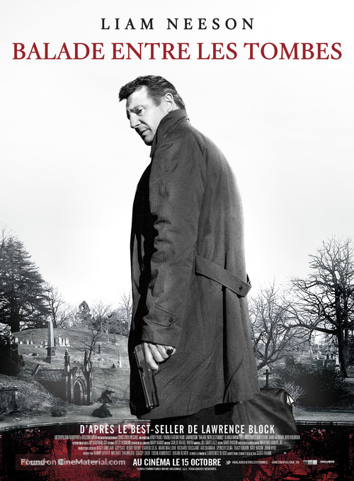 A Walk Among the Tombstones - French Movie Poster