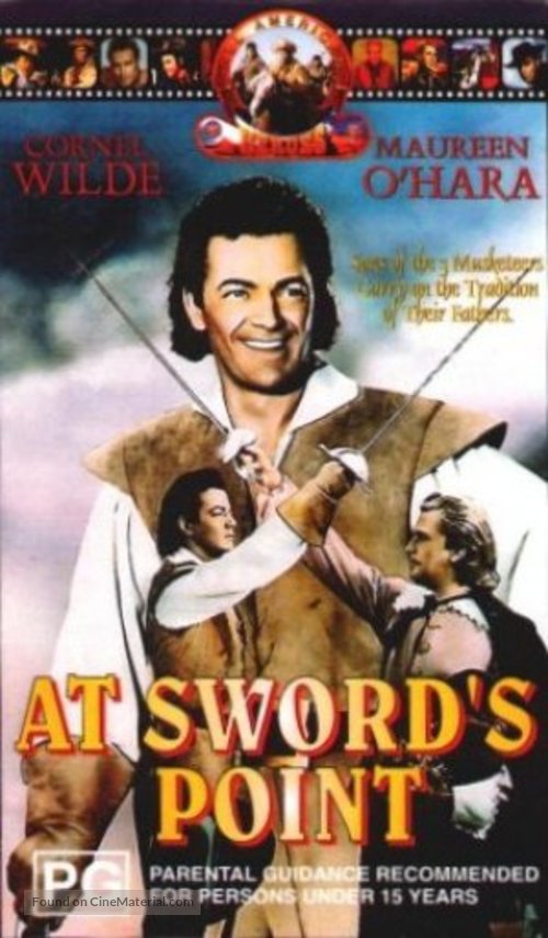 At Sword&#039;s Point - Australian VHS movie cover